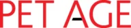 The words "PET AGE" in bold red uppercase letters, with a black horizontal line under the letter "A.