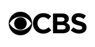Black CBS logo with an eye symbol to the left and the letters "CBS" in bold, uppercase font on a white background.